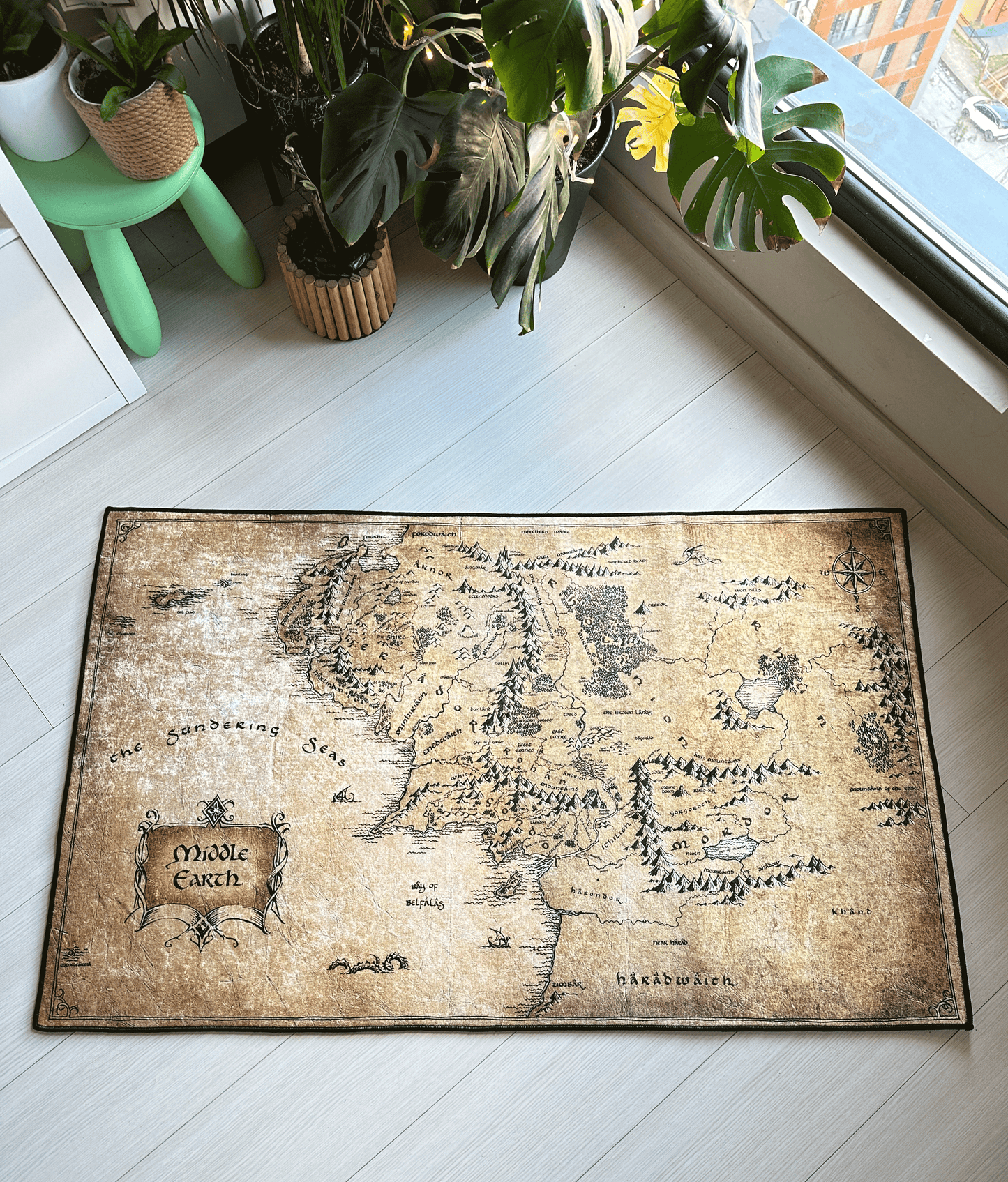Middle Earth Harita Halı