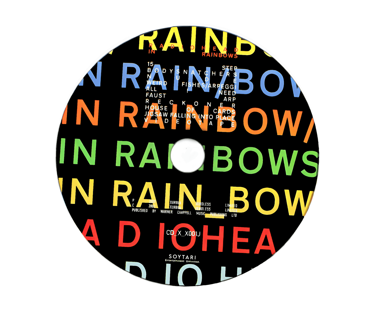 Radiohead In Rainbows Halı
