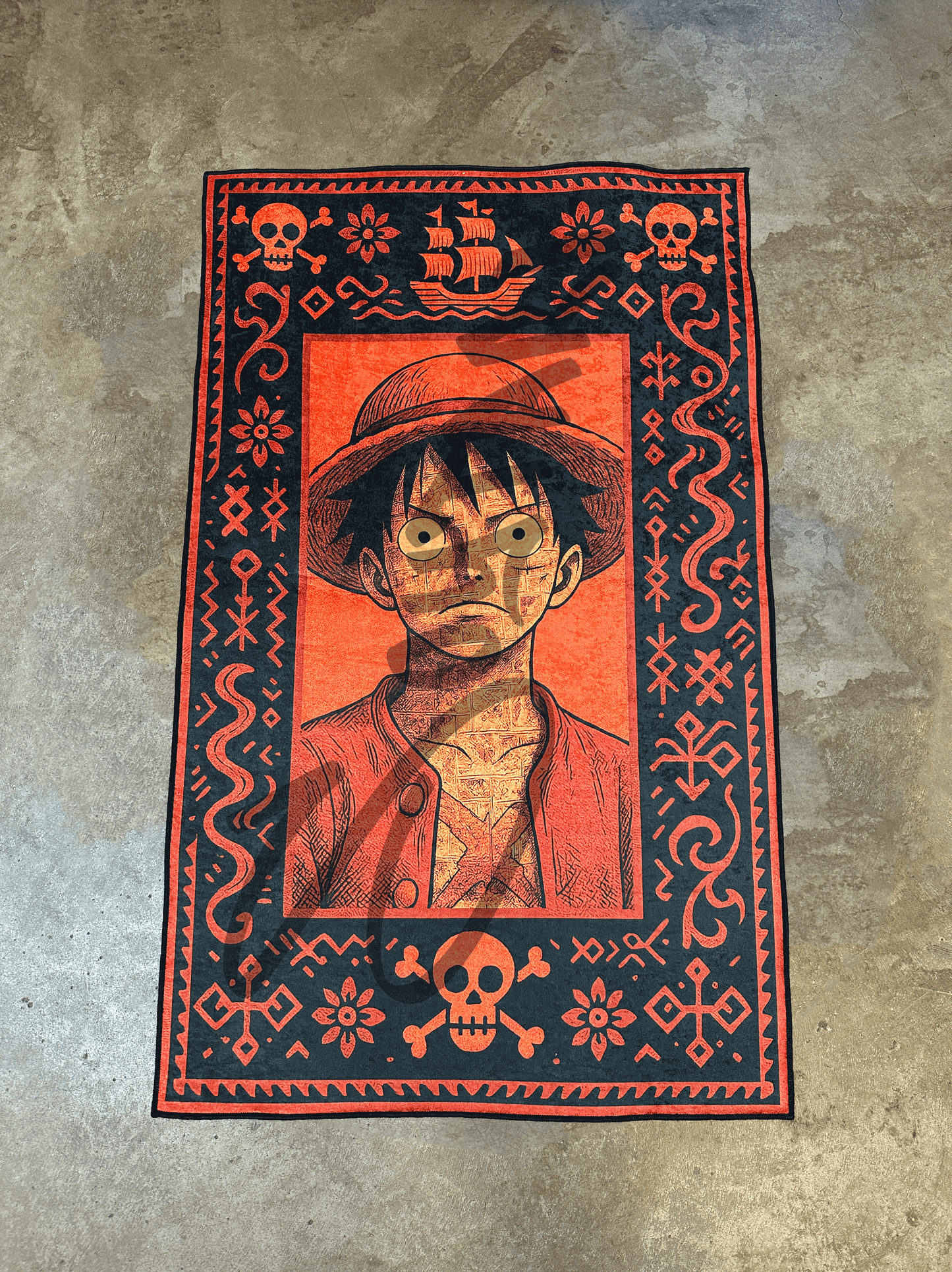 Motifli Luffy Halı