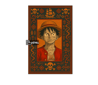 Patterned Luffy Rug