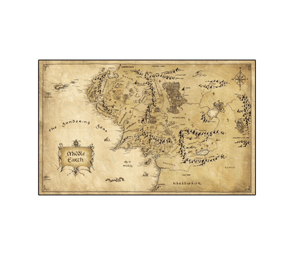 Middle Earth Harita Halı