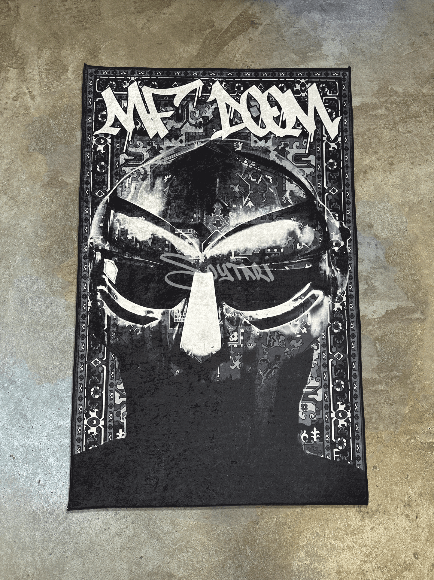MF DOOM Graffiti Rug