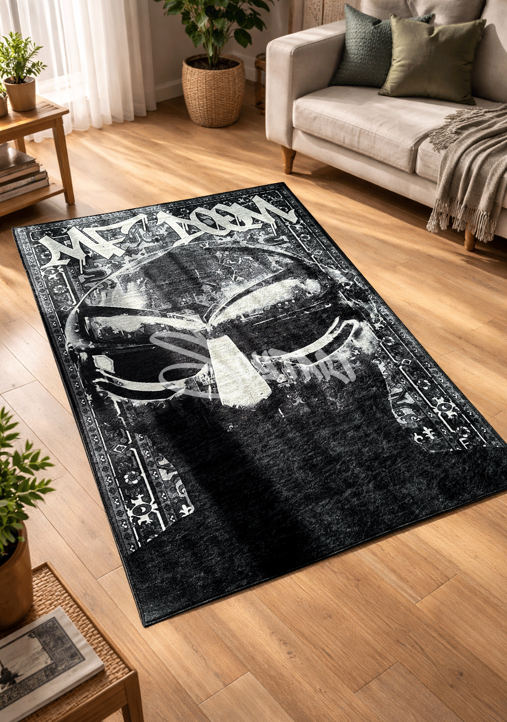 MF DOOM Graffiti Rug