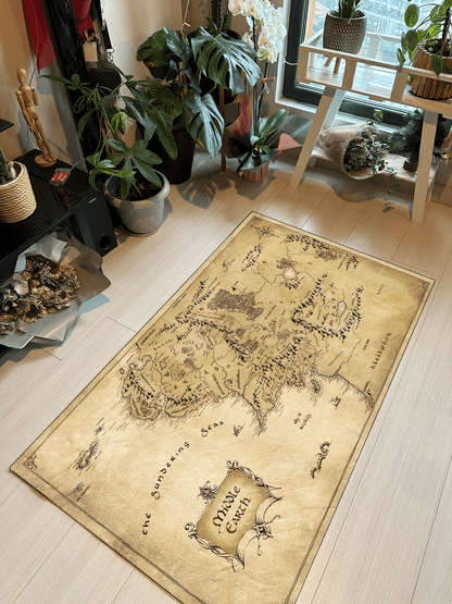 Middle Earth Harita Halı