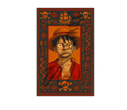 Motifli Luffy Halı