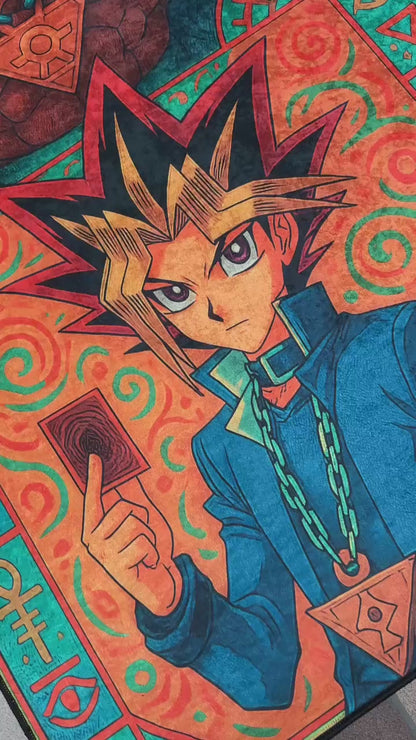 yugioh card rug DARK MAGICIAN GIRL may be 1st or Unlimited Edition yugioh card rugs YGOrganization may