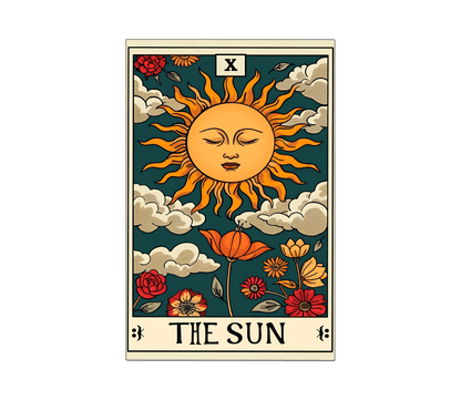 The Sun Tarot Kart Halı